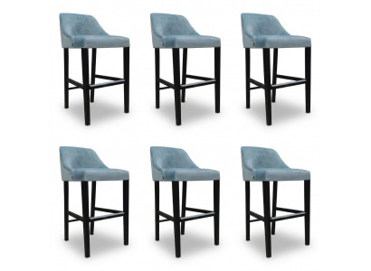 6x Design Komplett Stull Set Barhocker Hocker Garnitur Set Stillen