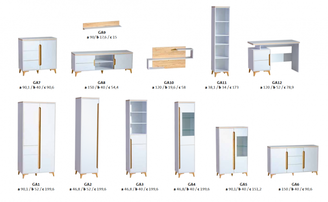 Kommode Highboard Sideboard Schaf Modern Wunnzëmmer Kollektioun Kommoden nei
