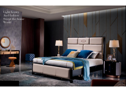 Schlafzimmer Holzbett Echtes Holz Bett Betten Hotel 180x200 Stil Massive Möbel
