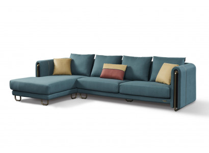 Moderne Wohnzimmer Möbel Ecksofa Eckcouch Stoffsofa Eckgarnitur Sofa Polster Neu