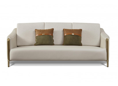 Sofagarnitur 3+1 Sitzer Set Design Sofas Polster Couchen Couch Textil Garnitur