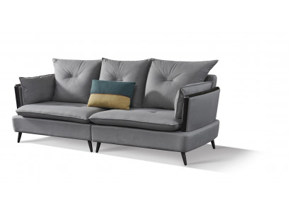 Textilsofa Sofagarnitur 3+2+1 Sitzer Set Garnitur Polstersofa Couch Textil Couch