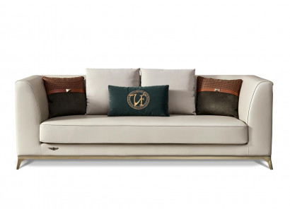 Sofagarnitur 3+1+1 Sitzer Set Design Sofa Polster Couchen Couch Modern Gruppe
