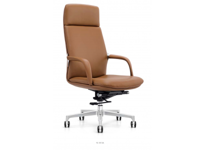 Kunstleder-Sessel in Schwarz mit Edelstahlrahmen modern und elegant