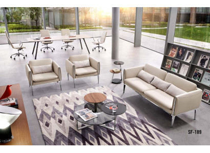 Kunstleder Chesterfield-Sofa in Schwarz modern und elegant