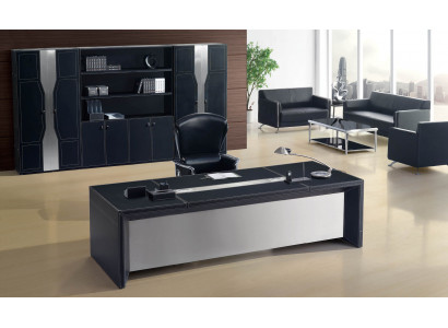 Moderner grauer Leder Chesterfield-Sessel elegant und robust