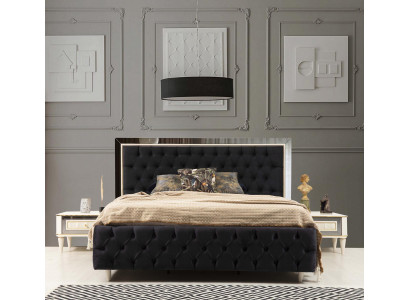 Schlafzimmer Bett 2x Nachttische Luxus Betten Set Komplett Design Möbel 3tlg.