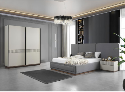 Kleiderschrank Schrank Luxus Holz Schränke Design Möbel Schlafzimmer Weiß Neu