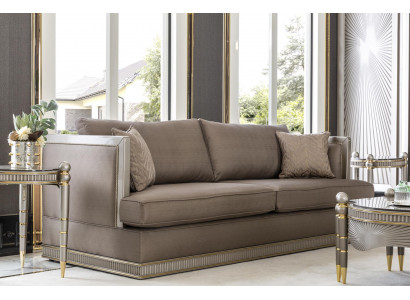 Luxus Big Couch Dreisitzer xxl Sofa Polster Möbel Design Einrichtung