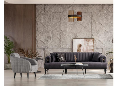 Stilvolle Sofagarnitur 3+1 Sitzer Elegante und Gemütliche Couch für Wohnräume
