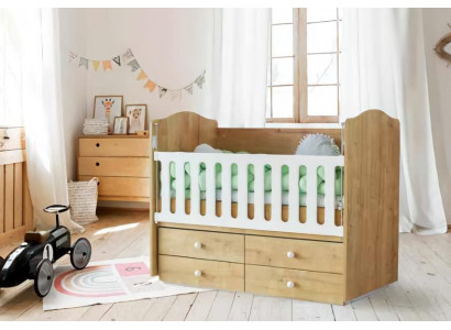 Babybett Einzigartig Moderne Schubladen Zusätzlicher Stauraum Sicheres Design