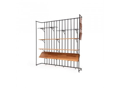 Stilvoll Regal für Bücher Braun Farbe Modern möbel für Wohnzimmer