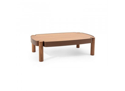 Stilvoller holz Couchtisch mit holzplatte Luxuriös Möbel für Wohnzimmer