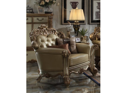 Luxus Chesterfield Sessel Ohrensessel Polster Royal Design Kunstleder