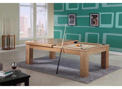 Pooltisch Billardtisch mit Abdeckung Tische Billard 2 i 1 Multifunktionstisch