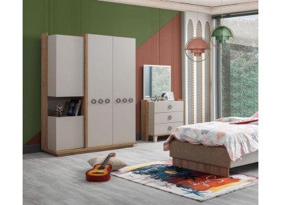 Kommode Jugendzimmer Top-Qualität Kleiderschrank Holz Einrichtung Schlafzimmer