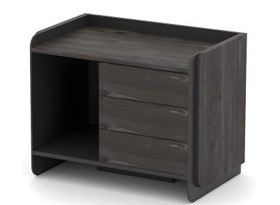 Kommode Büroschrank Schubladenschrank Holzschrank Modern Büro Möbel