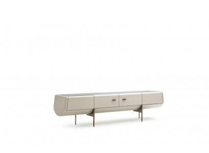TV-Ständer RTV Wohnzimmer Beige Moderne Design Möbel Holz Sideboard 230cm