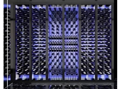 Weinschrank Weinmöbel Glasschrank Weinkühlschrank Weinpräsentationsregal