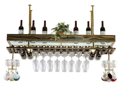 Weinauslage Weinregal Hängeweinregal Flaschenhalter Weinmöbel
