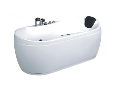 Bad Luxuswanne Whirlpool Badewanne Wellnesswanne Blubberbad Wanne 172x82 cm