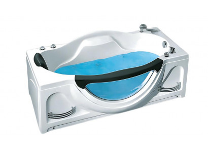 Spa-Bad Badewanne Whirlpool Blubberbad Hydromassagewanne Whirlwanne 170x90 cm