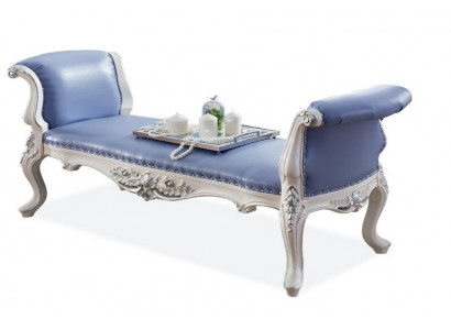Sitzbank Bank Polstersitzbank Holzbank Luxuriöses Sitzmöbel 165x 60 cm