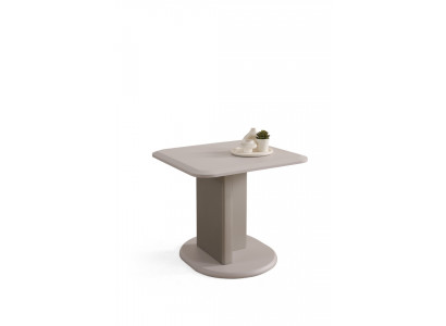 Beiger Designer-Beistelltisch Tisch für das Wohnzimmer Designertisch