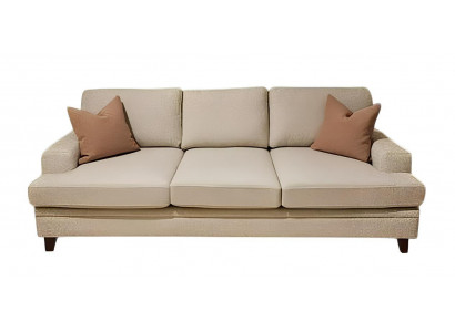 Bequemes, beiges 3-Sitzer-Sofa. Perfekt für dein Wohnzimme