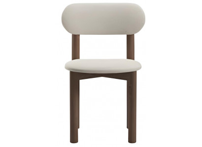 Stilvoller weißer Stuhl Holzstuhl Stühle für Esszimmer und Küche Wohnmöbel