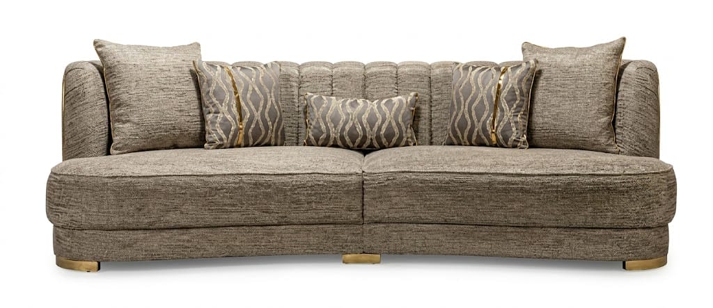 Stilvolles 4-Sitzer-Sofa für ein gemütliches und elegantes Wohnzimmer